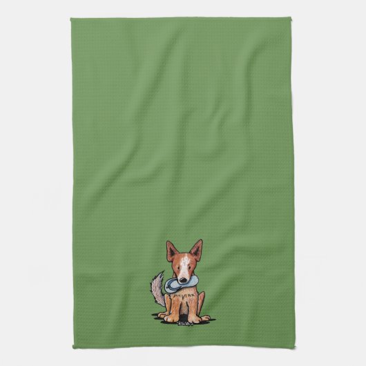 Serviette de cuisine pour chien de bétail australi (Vertical)