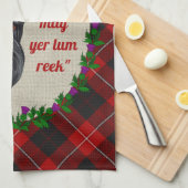 Serviette de cuisine pour chien écossais de Cunnin (Quart Plié)