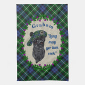 Serviette de cuisine pour chien Graham Scottie (Vertical)
