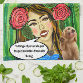 Serviette de cuisine pour chiens de serviettes (Plié)