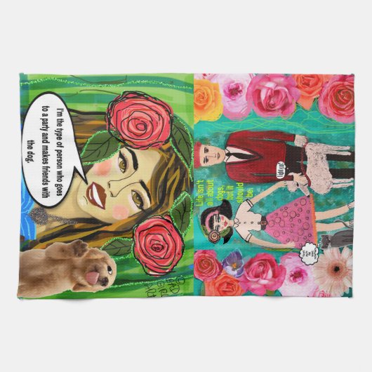 Serviette de cuisine pour chiens de serviettes (Horizontal)