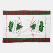 Serviette de cuisine pour enseigne de café de vaca (Horizontal)