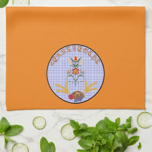 Serviette de cuisine pour Erntfescht (Plié)
