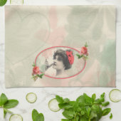 Serviette de cuisine pour femme victorienne (Plié)