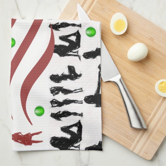 serviette de cuisine pour femmes (Quart Plié)