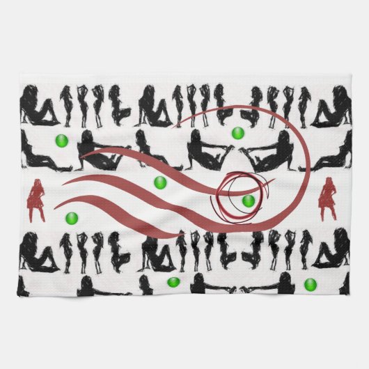 serviette de cuisine pour femmes (Horizontal)