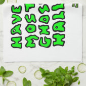 Serviette de cuisine pour Halloween (Plié)