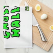 Serviette de cuisine pour Halloween (Quart Plié)