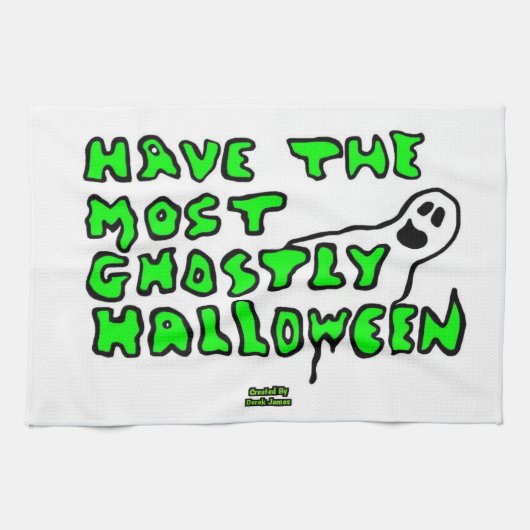 Serviette de cuisine pour Halloween (Horizontal)