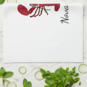 serviette de cuisine pour homard de la Nouvelle-Éc (Plié)