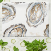 Serviette de cuisine pour huîtres de fruits de mer (Plié)