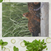 Serviette de cuisine pour la fête du poulet (Plié)