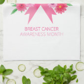 Serviette de cuisine pour la sensibilisation au ca (Plié)