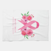 Serviette de cuisine pour la sensibilisation au ca (Horizontal)