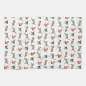 Serviette de cuisine pour les bons chats (Horizontal)
