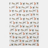 Serviette de cuisine pour les bons chats (Vertical)