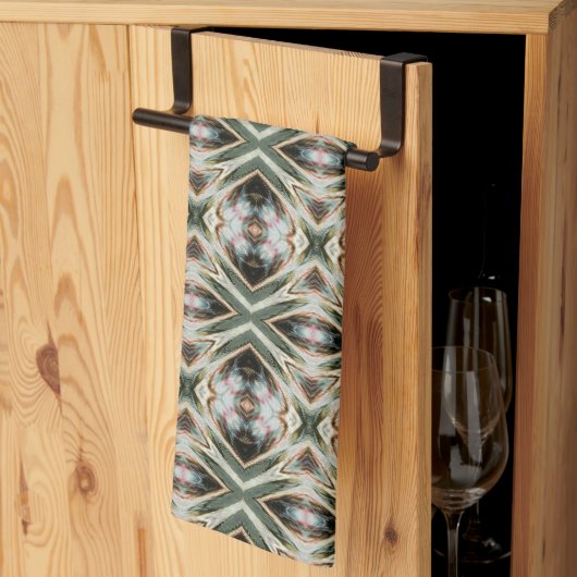 serviette de cuisine pour les vacances de printemp (Pliage en tiers)