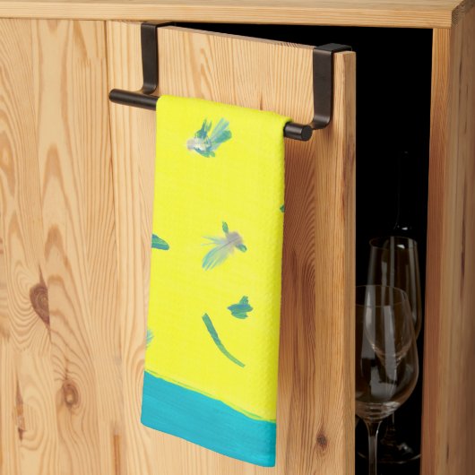 Serviette de cuisine pour l'été (Pliage en tiers)