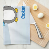 Serviette de cuisine pour manchots à neige (Quart Plié)