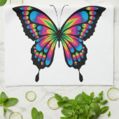 serviette de cuisine pour papillon arc-en-ciel (Plié)
