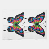 serviette de cuisine pour papillon arc-en-ciel (Horizontal)