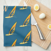 Serviette de cuisine pour planche à voile (Quart Plié)