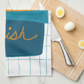 Serviette de cuisine pour poisson en conserve (Quart Plié)