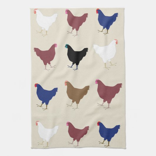 Serviette de cuisine pour poulets (Vertical)