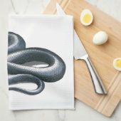 Serviette de cuisine pour serpent de l'Est de l'In (Quart Plié)
