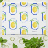 Serviette de cuisine pour thé citron d'été (Plié)