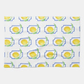 Serviette de cuisine pour thé citron d'été (Horizontal)