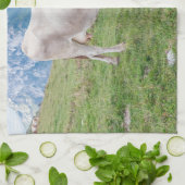 Serviette de cuisine pour vache (Plié)