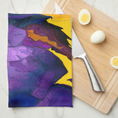 Serviette de cuisine pourpre de brume (Quart Plié)