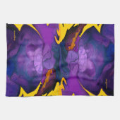 Serviette de cuisine pourpre de brume (Horizontal)