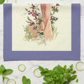 Serviette de cuisine pourpre de clair de lune (Plié)
