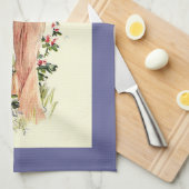 Serviette de cuisine pourpre de clair de lune (Quart Plié)