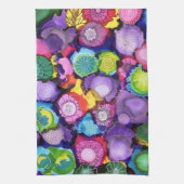 Serviette de cuisine pourpre de griffonnage (Vertical)