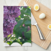 Serviette de cuisine pourpre de lilas (Quart Plié)