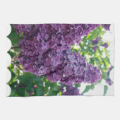 Serviette de cuisine pourpre de lilas (Horizontal)