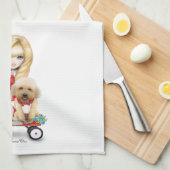 Serviette de cuisine précieuse de la cargaison de (Quart Plié)