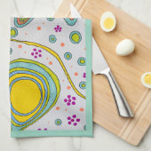 SERVIETTE DE CUISINE "PREMIER PRINTEMPS" (Quart Plié)