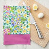 Serviette De Cuisine, Primroses Printemps, Joli Ro (Quart Plié)