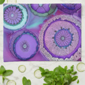 Serviette de cuisine profondément pourpre (Plié)