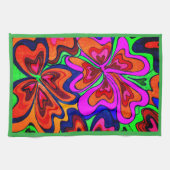 SERVIETTE DE CUISINE "PUISSANCE DE FLEURS" (Horizontal)