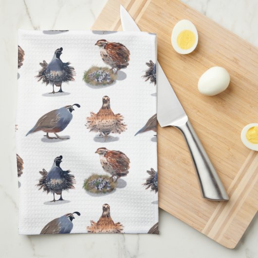 Serviette de cuisine Quail (Quart Plié)