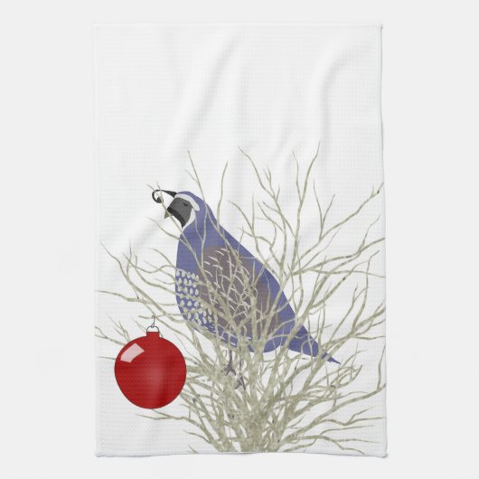 Serviette de cuisine Quail Holiday (Vertical)