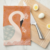 Serviette de cuisine Queen Swan (Quart Plié)