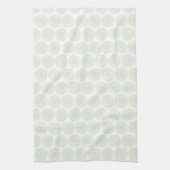 Serviette de cuisine raffinée Boho Green Mandala (Vertical)