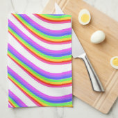Serviette de cuisine Rainbow Swirl (Quart Plié)