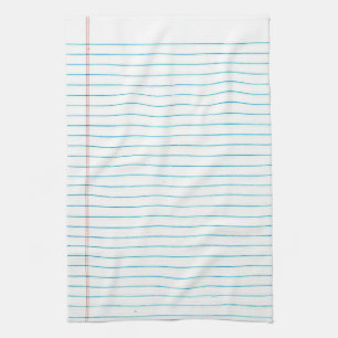 Serviette de cuisine rayée par école d'impressio